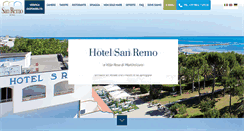 Desktop Screenshot of hotelsanremo.it