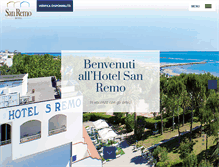 Tablet Screenshot of hotelsanremo.it